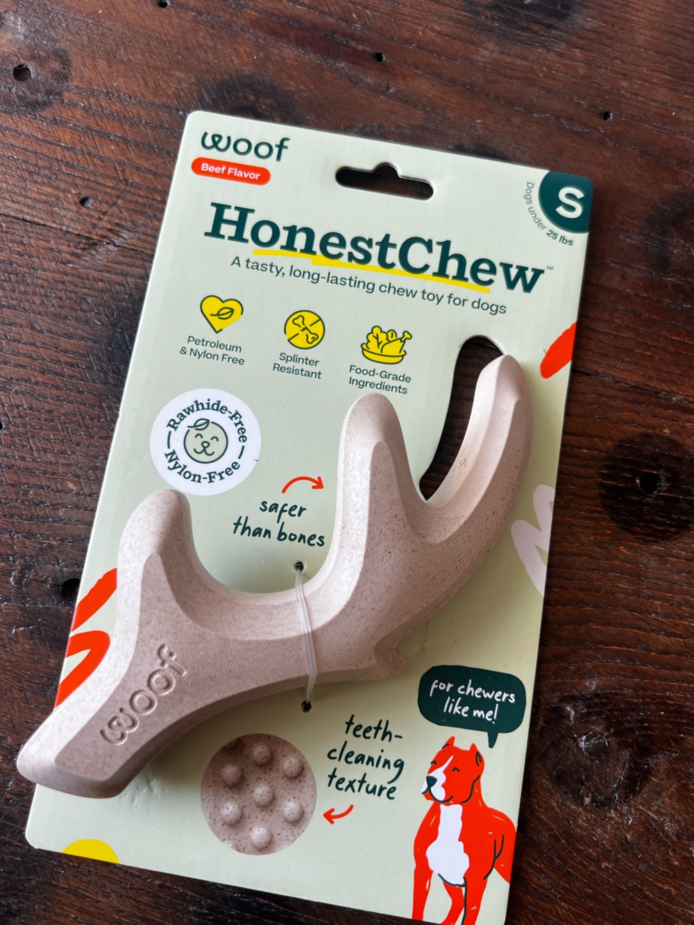 NWT - Woof HonestChew - Durable Dog Chew Toy